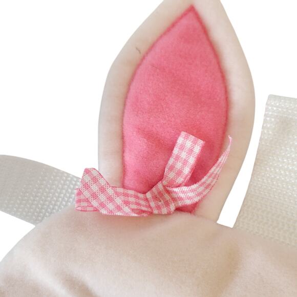 2000 Mattel Plush Bunny Backpack Carrier for 16" Vintage Kelly Doll Pink Rabbit - Picture 8 of 14